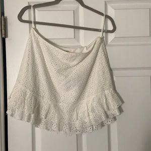 Cotton Candy LA white lace skirt